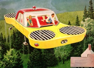Retro-Futurism Hover Car